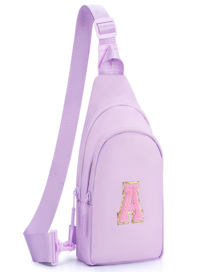 Fystdtote Birthday Gifts for 3 4 5 6 7 8 9 10 11 12 13 14 15 16 Year Old Girls,Crossbody Sling Bag Backpack Fanny Pack Purse for Teen Girl Kid Daughter Sister Her,Cute Trendy Stuff - Lavender,A - Image 1